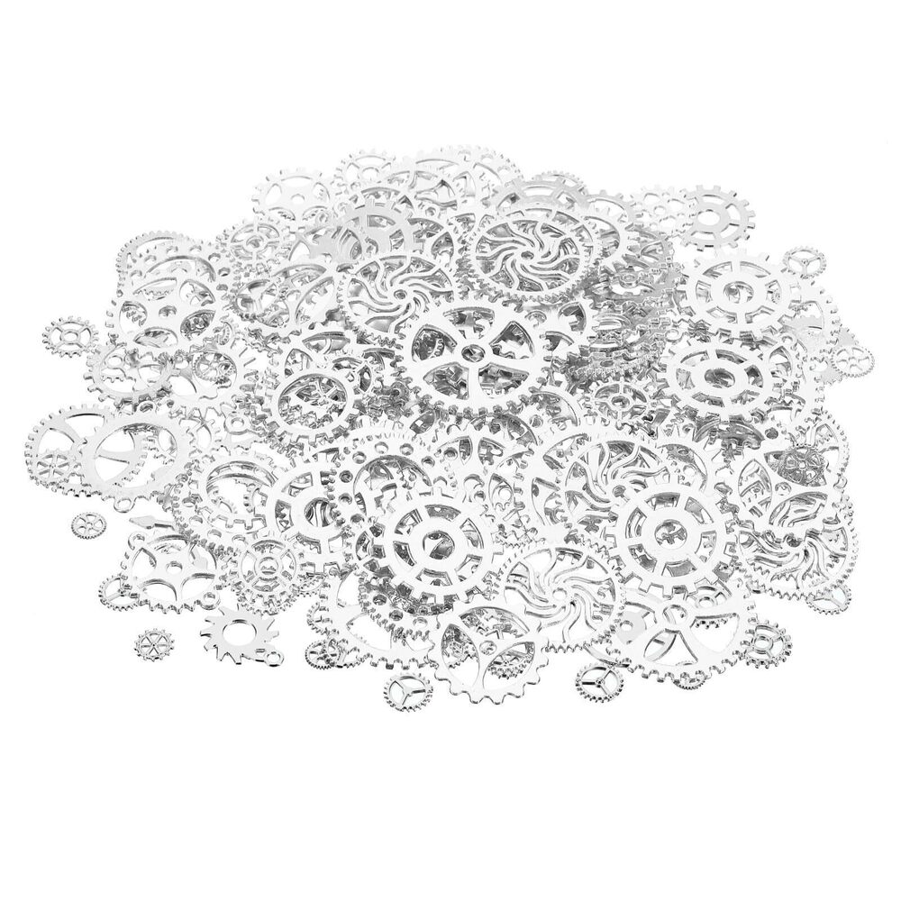 6738 Gears Charm, 200Gram Metal Wheel Gears Charm Pendant for Necklace